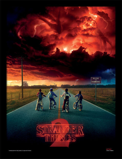 Póster 3D Stranger Things Mind Flyer