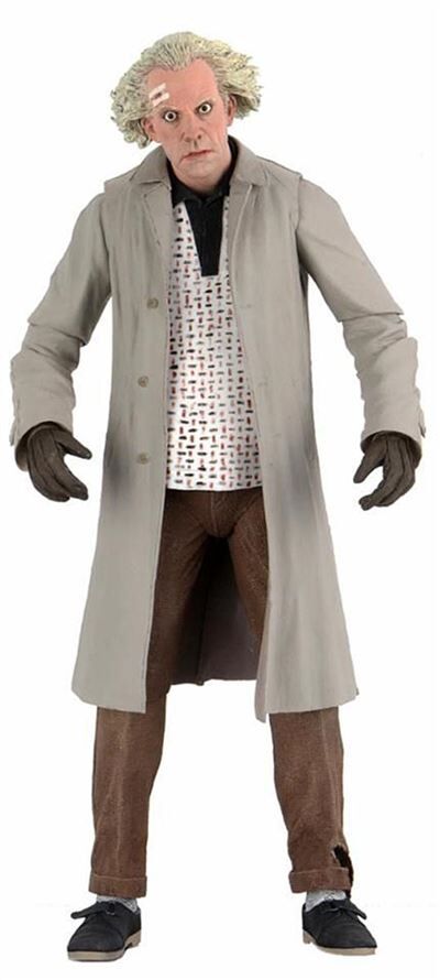 Neca Regreso al Futuro Ultimate Doc Brown Figura 18 cm