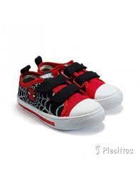 Zapatilla Loneta Baja Luces Spiderman