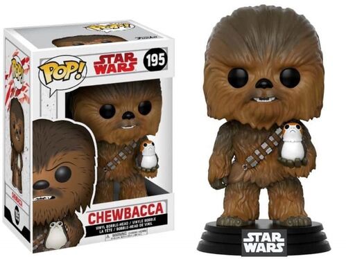 Funko POP! Chewbacca With Porg 195 - Star Wars Los Ultimos Jedi