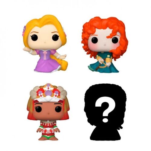 Funko Bitty POP Princesas - Rapunzel 4 figuras - Disney