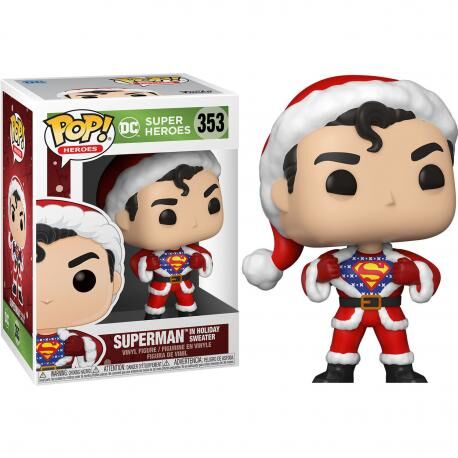 Funko POP! Superman with Holiday Sweater 353 - DC Super Heroes