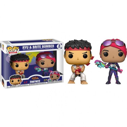 Funko POP! Ryu & Brite Bomber - Fortnite