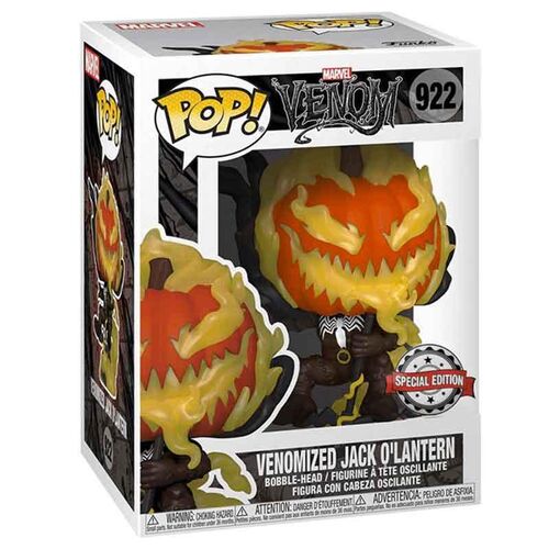 E - Funko POP! Venomized Jack O'Lantern 922 - Venom