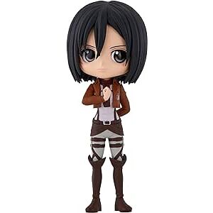 Figuras Attack on Titan Q posket-MIKASA ACKERMAN-ver.A 14 cm de Banpresto