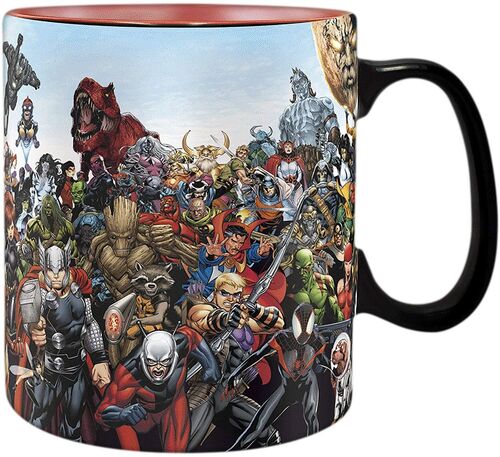 Taza All Super Heroes Marvel - Porcelana - 460 ml