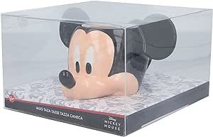 Taza Cabeza Mickey Mouse Disney - Porcelana - 360 ml