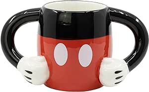 Taza Brazos Mickey Mouse Disney - Porcelana - 340 ml