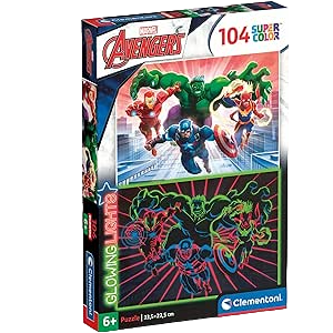 Puzzle 104 GLOWING MARVEL AVENGERS