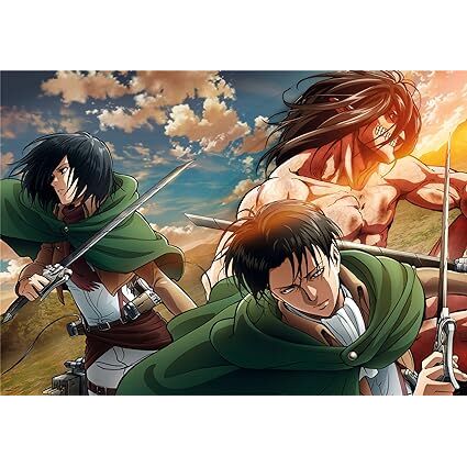 Puzzle 500 HQC ANIME CUBE ATTACK ON TITAN