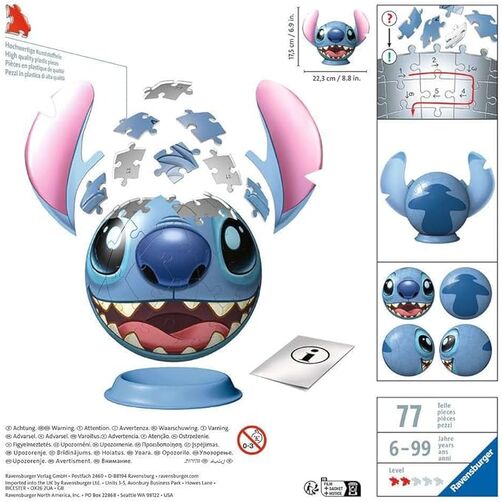 Puzzle Stitch 3D With Ears