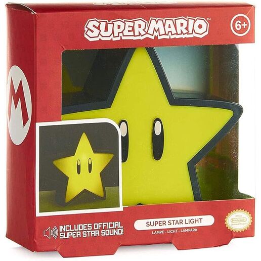 Lámpara Mario Super Star con Sonido