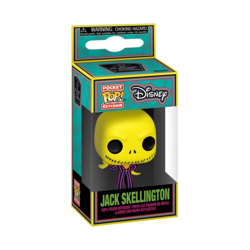 Keychain Funko POP! Jack Skellington (Black Light) - Pesadilla antes de Navidad