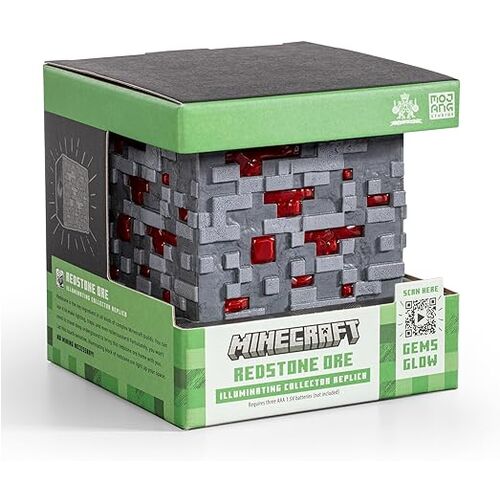 Réplica Minecraft Coleccionista Mena De Redstone Luminosa