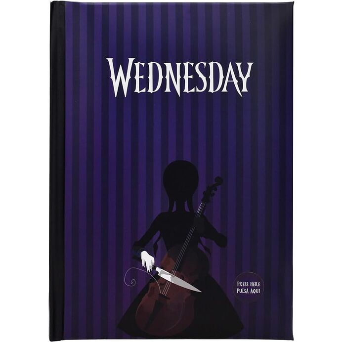 Libreta Series con Luz Classic Wednesday