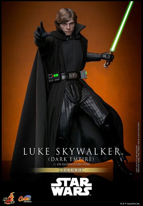 Figura Star Wars Dark Empire Luke Skywalker Hot Toys 30cm