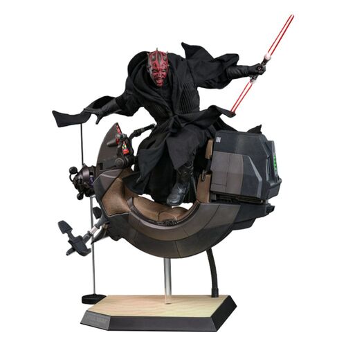 Figura Star Wars Darth Maul with Sith Speeder Hot Toys 29cm