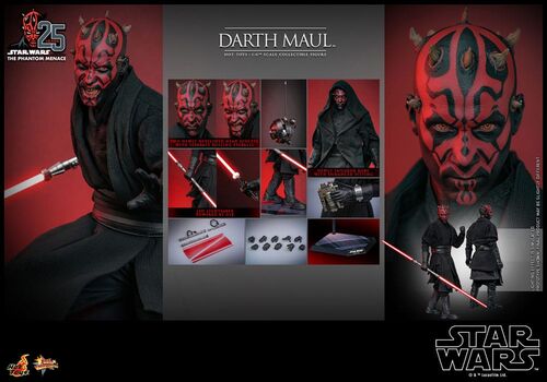 Figura Star Wars Darth Maul Hot Toys 29cm