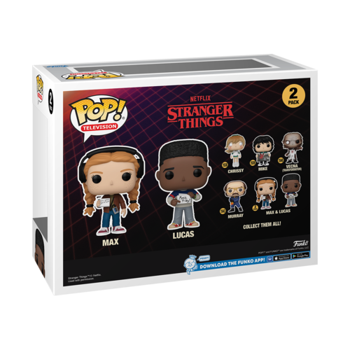 Funko POP! Stranger Things Max y Lucas 2PK