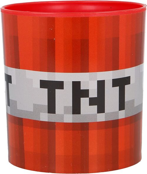 Taza TNT Minecraft - Plastico - 350 ml