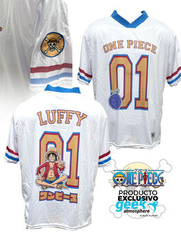 Camiseta SPORT One Piece Luffy Blanco