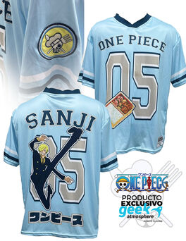 Camiseta SPORT One Piece Sanji Celeste