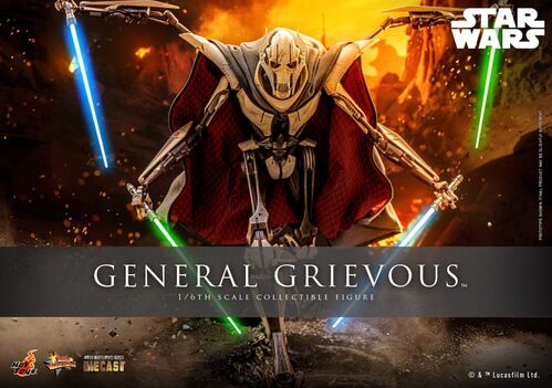 Figura Star Wars General Grievous Hot Toys Masterpiece 42cm