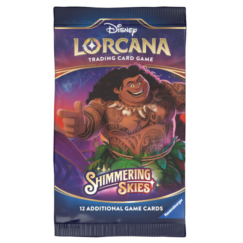 Cartas Disney Lorcana TCG Sobre Shimmering Skies Ingls