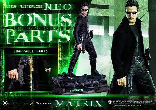 Figura Retro Matrix Neo Bonus Version Masterline 1/3 71 cm Prime1