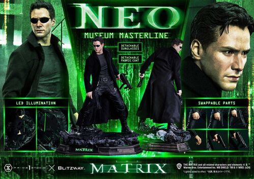 Figura Retro Matrix Neo Bonus Version Masterline 1/3 71 cm Prime1