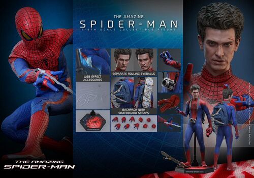 Figura Spiderman MasterPiece 1/6 30cm Hot Toy