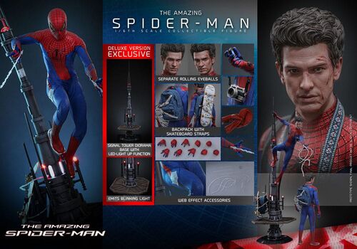 The Amazing Spider-Man Figura Movie Masterpiece 1/6 Spider-Man (Deluxe Version) 30 cm