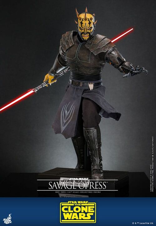 Figura Star Wars Clone Wars Savage Opress Hot Toys 34cm