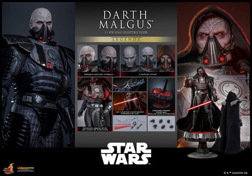 Figura Star Wars Legends Masterpiece Darth Malgus 34cm