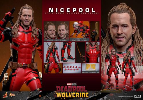 Figura Deadpool & Wolverine Nicepool 30cm