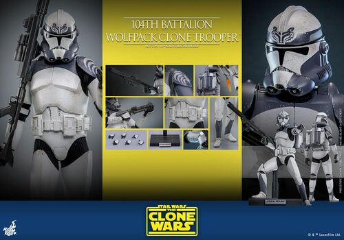 Figura Star Wars 104th Battalion Wolfpack Clone Trooper 30 cm