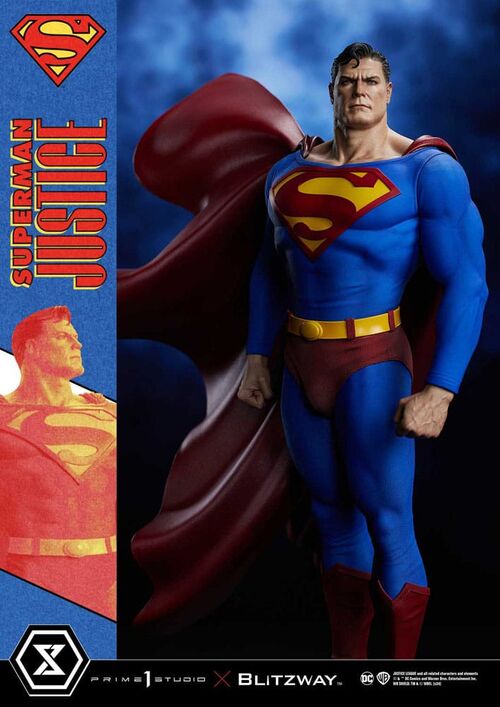 Figura DC Masterline Superman Justice Comics 57 cm