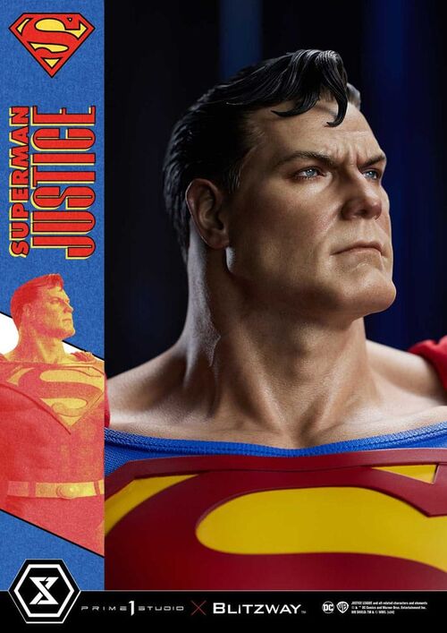 Figura DC Masterline Superman Justice Comics 57 cm