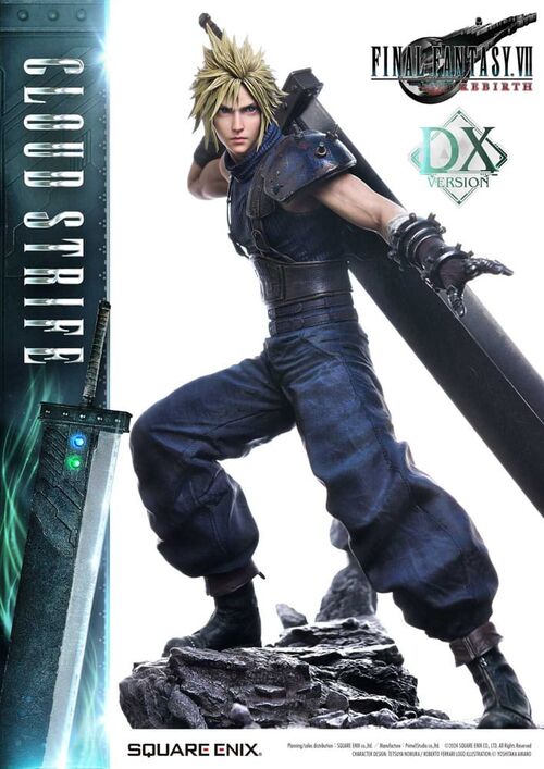 Figura Videojuegos Cloud Strife Deluxe Version 68cm Final Fantasy VII