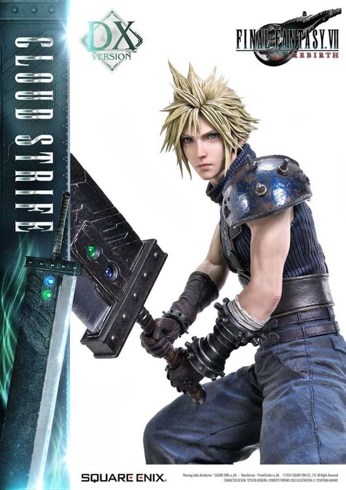 Figura Videojuegos Cloud Strife Deluxe Version 68cm Final Fantasy VII