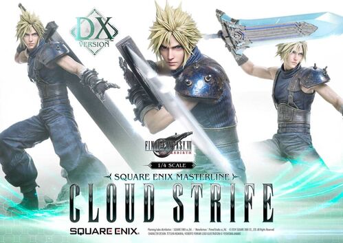 Figura Videojuegos Cloud Strife Deluxe Version 68cm Final Fantasy VII