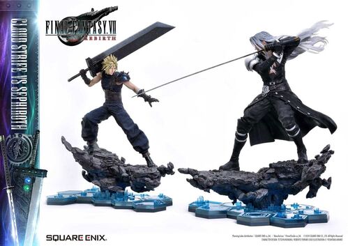 Figura Videojuegos Cloud Strife & Sephiroth 68cm Final Fantasy VII