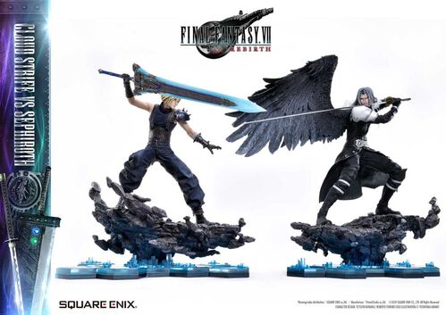 Figura Videojuegos Cloud Strife & Sephiroth 68cm Final Fantasy VII